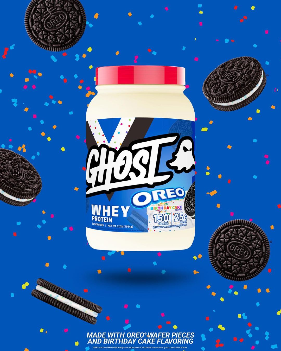 OREO® BLISS IN EVERY SCOOP: GHOST® WHEY X OREO® PROTEIN POWDER