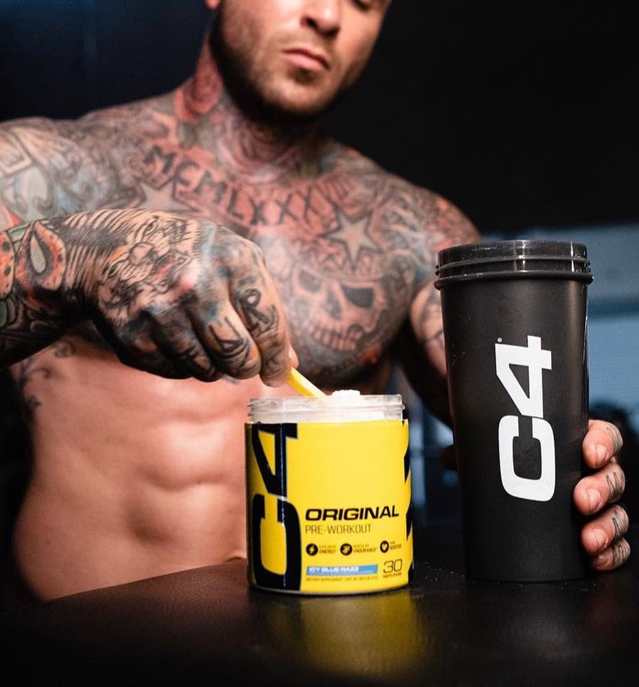 UNLOCK YOUR POTENTIAL: ELEVATE YOUR WORKOUTS WITH ICY BLUE RAZZ C4 ORIGINAL PRE WORKOUT