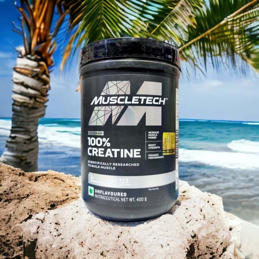 FUEL YOUR GAINS: MUSCLETECH’S PLATINUM 100% CREATINE!🏋️‍♂️💪