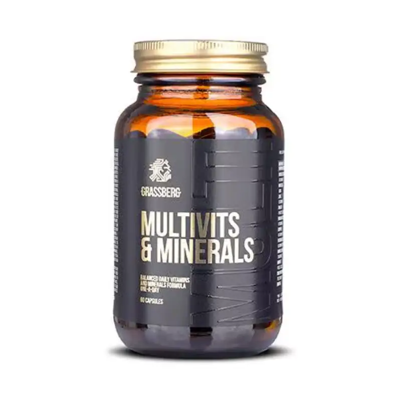 Multivits & Minerals 90 Caps – Grassberg