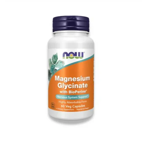 Magnésium Glycinate 60 Caps – NOW Foods