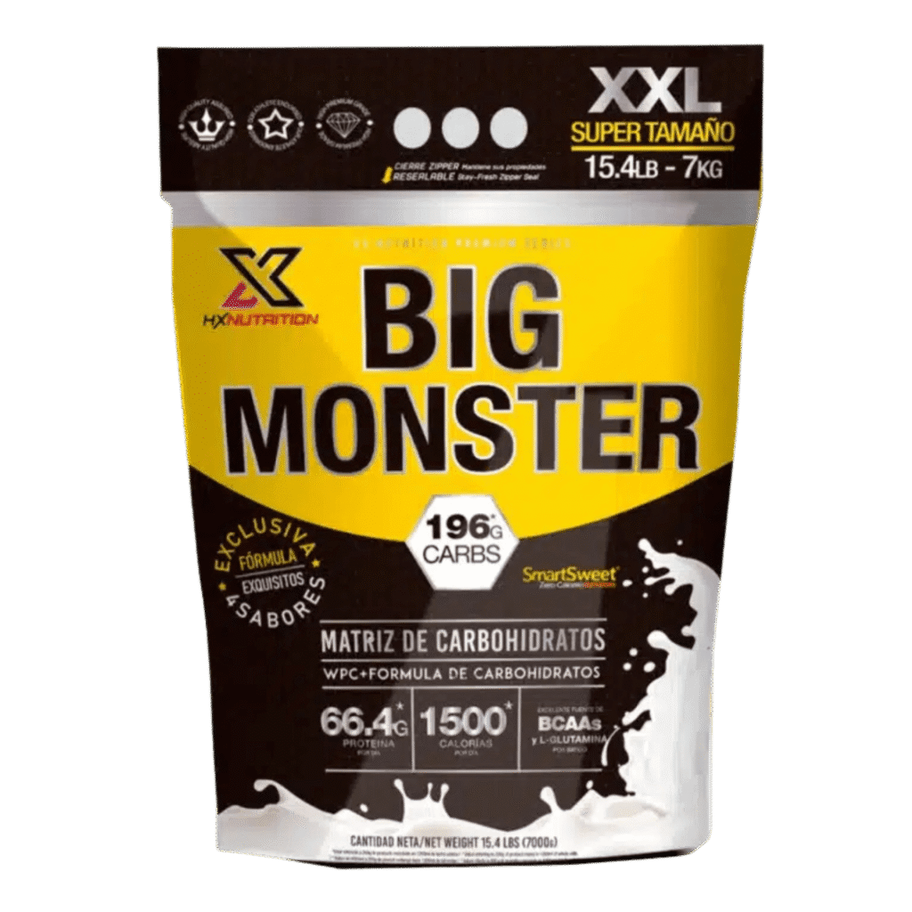 100% Mass Gainer Big Monster 7KG – Hx Nutrition