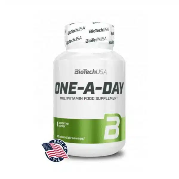 ONE A DAY Multivitamines 100 Comprimés – Biotech USA