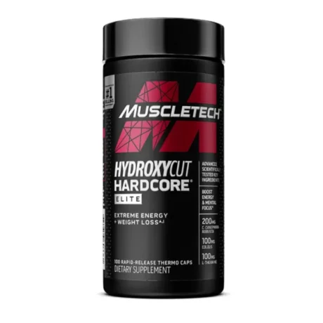 Hydroxycut Hardcore Elite MuscleTech 110 Capsules — Brûleur Thermogénique Premium
