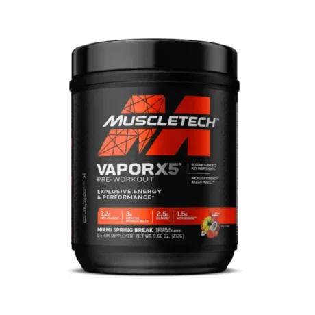 VaporX5® Pre-Workout Muscletech 272g – 30 Scoops