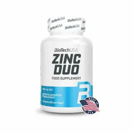 Zinc Duo 25mg – BioTechUSA 60 Comprimés